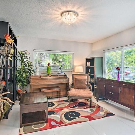 Shady And Eclectic Fort Lauderdale Dwelling With Yard! Bagian luar foto