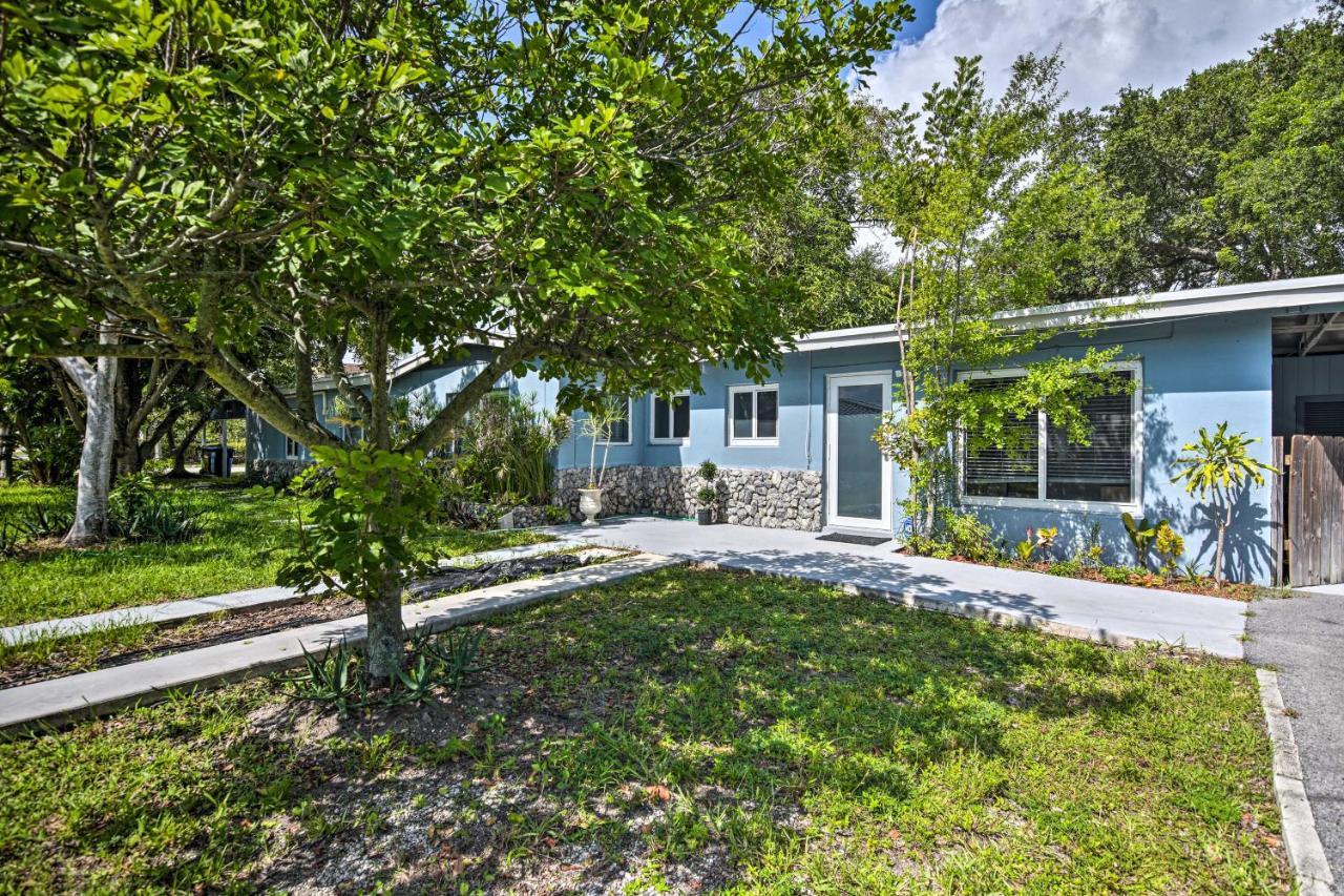 Shady And Eclectic Fort Lauderdale Dwelling With Yard! Bagian luar foto