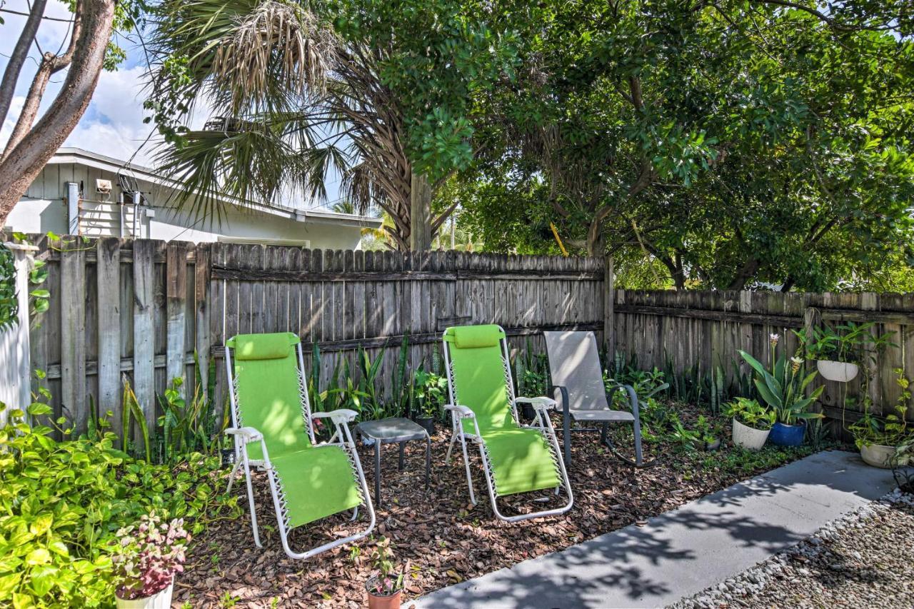 Shady And Eclectic Fort Lauderdale Dwelling With Yard! Bagian luar foto